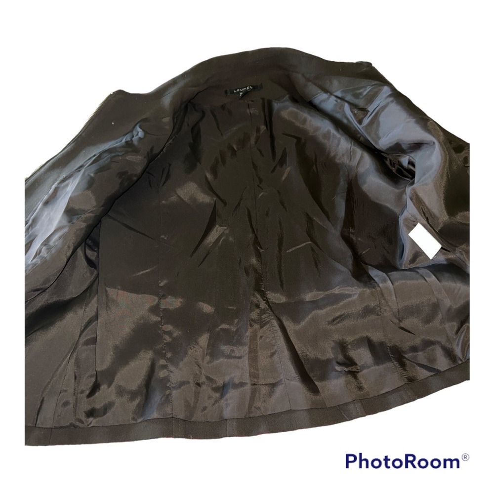 Louben brown wool jacket size 8 - Picture 9 of 11
